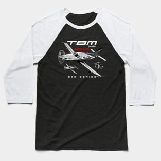 Dahar Socata TBM 900 Series GA Aviation Aircraft Baseball T-Shirt